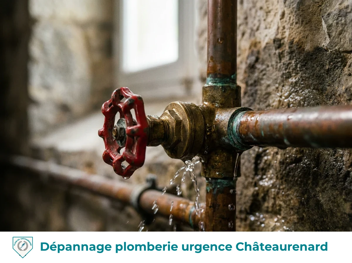 Dépannage plomberie urgence à Châteaurenard