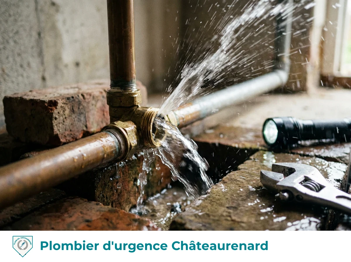 Plombier d'urgence à Châteaurenard