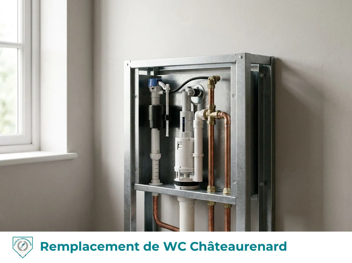 Remplacement de WC à Châteaurenard